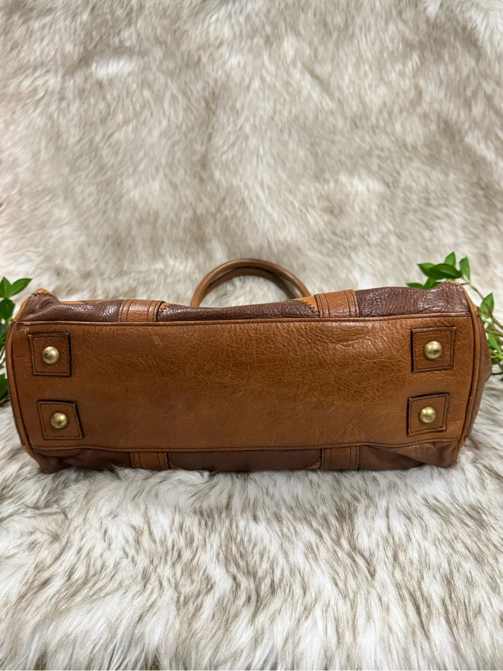Mulberry Rio Patchwork Bayswater Leather Bag